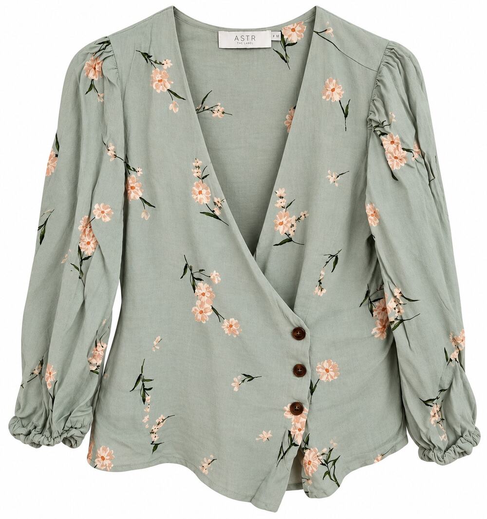 Astr Women's Button Up Shirt Size Large